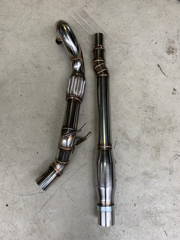 RPC Motorsport Downpipe bez katalizatora MQB 1.8-2.0 AWD 3 CALE