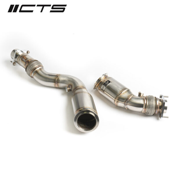 CTS Turbo BMW S55 F80 F82 F87 M3/M4/M2 Competition downpipe ze sportowymi katalizatorami