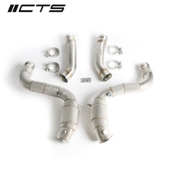 CTS Turbo Mercedes BenzAMG W205/M177 C63/63S downpipe ze sportowym katalizatorem