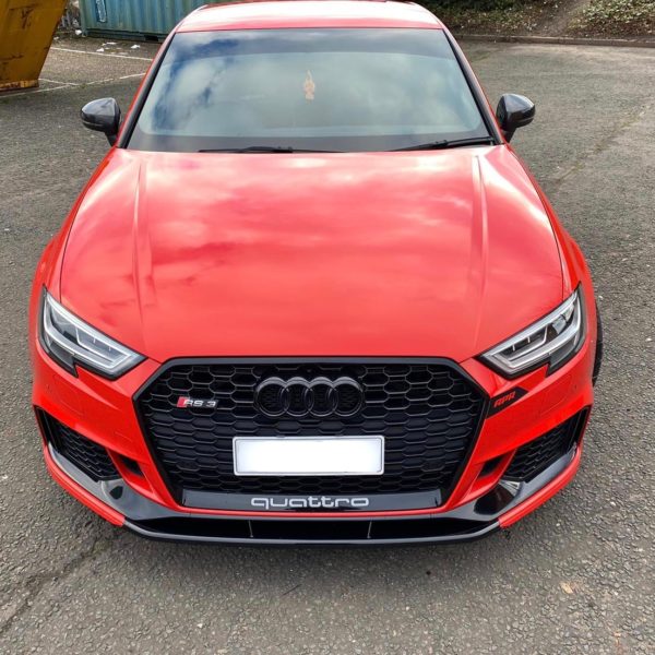 AP Design Audi RS3 8V FL front chin splitter