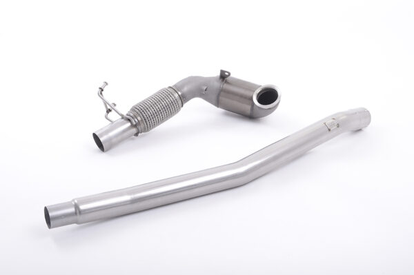 Milltek VW Golf 7R Audi S3 8V downpipe ze sport katalizatorem