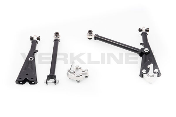 VERKLINE Adjustable tubular front race wishbones MQB Audi RS3 S3 A3 8V Golf Mk7 Seat Leon 5F