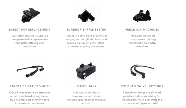 RACINGLINE MQB EA888 2.0TSI Oil Catch Tank