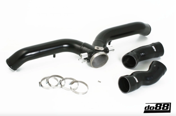 do88 Porsche 997.2 Turbo 2010- Y-Pipe, Black do OEM/do88 IC