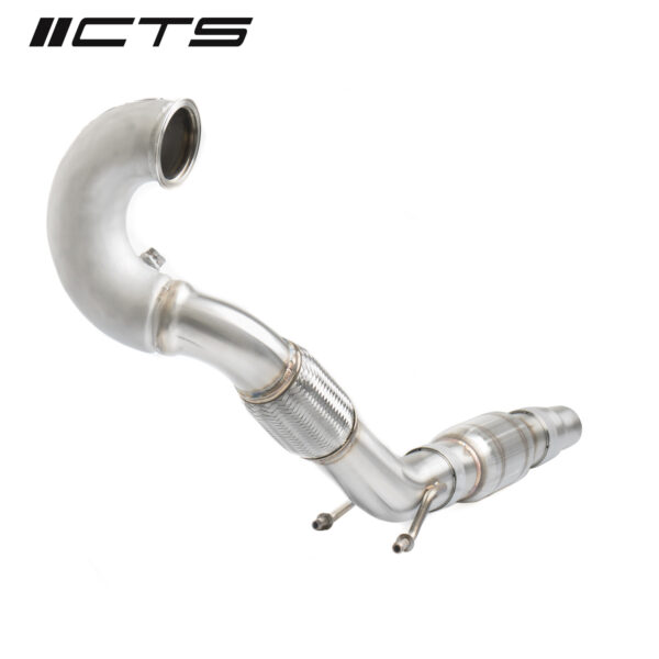 CTS Turbo MQB fwd downpipe ze sport. katalizatorem