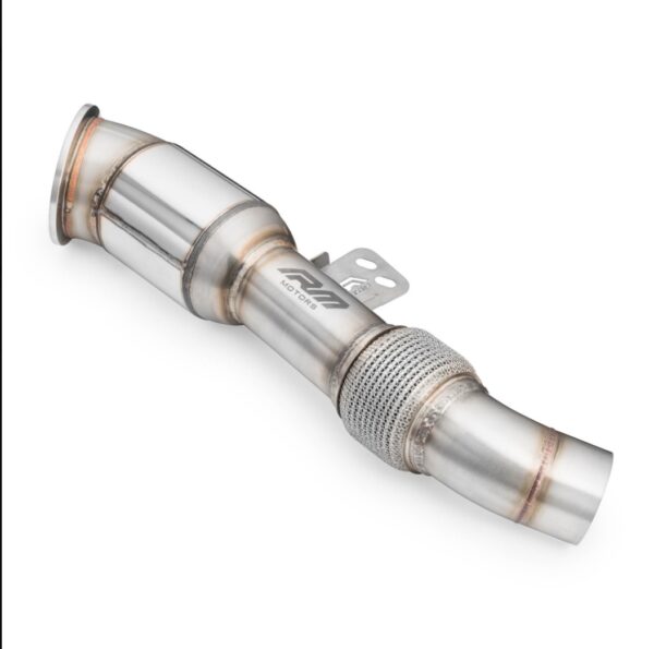 RM Motors Downpipe Euro3 BMW F30 LCI, F31 LCI 340i, 340ix B58 + katalizator