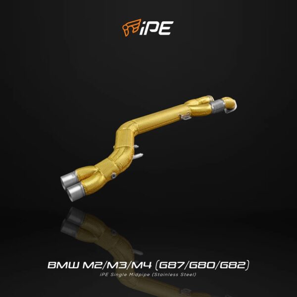 IPE single midpipe BMW M3 / M4 (G80 / G82) w osłnie termicznej