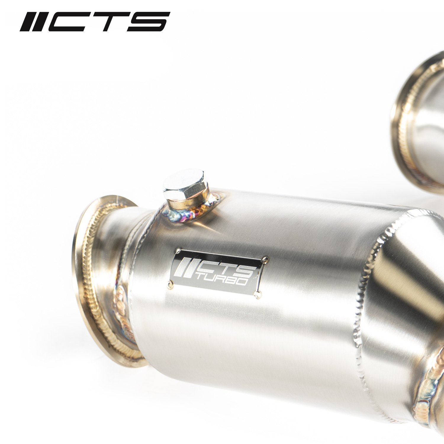 CTS Turbo downpipe'y z katalizatorami High-Flow BMW S58 M2 M3 M4 G87 G80 G81 G82 G83 - obrazek 2