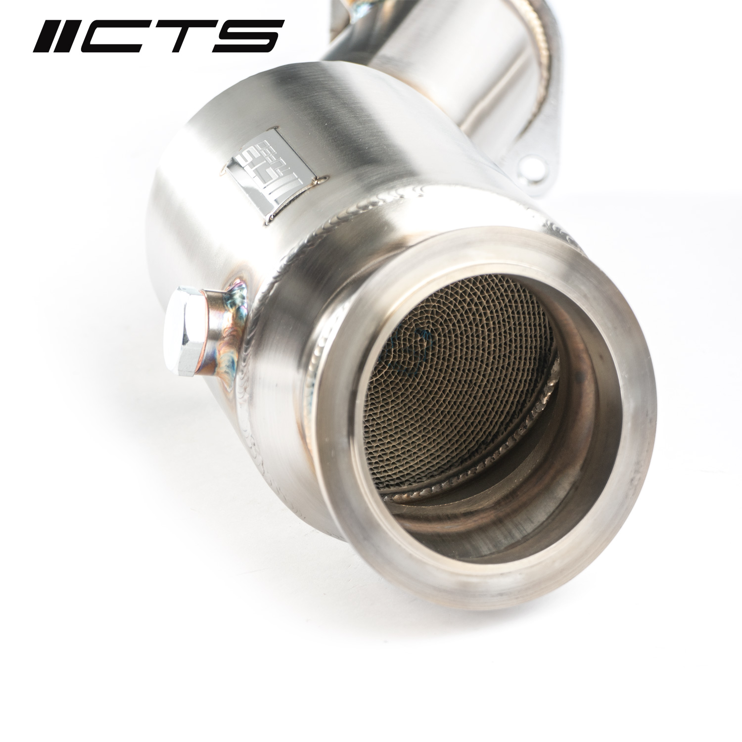 CTS Turbo downpipe'y z katalizatorami High-Flow BMW S58 M2 M3 M4 G87 G80 G81 G82 G83 - obrazek 3